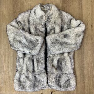 Vintage Faux Fur Coat 🪩 Festival Ready ✨ With lights Installed